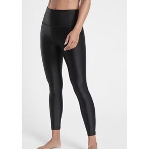 Athleta Black Elation Sheen Tights